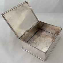 Large French Silver Plated Figural Relief Casket.
