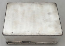 Large French Silver Plated Figural Relief Casket.