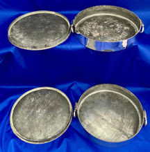 Georgian, George III, Pair of Crested Old Sheffield Plate Heated Dishes, circa 1800 - 1820.