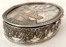 Early 20th Century French Silver Plated Trinket Box.