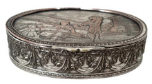 Early 20th Century French Silver Plated Trinket Box.