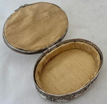 Early 20th Century French Silver Plated Trinket Box.