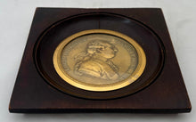 Louis XVI Gilt Cliche Portrait Profile Medallion, After Morel.