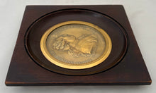 Louis XVI Gilt Cliche Portrait Profile Medallion, After Morel.