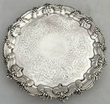 William IV Silver Salver. London 1836 William Brown. 22 troy ounces.