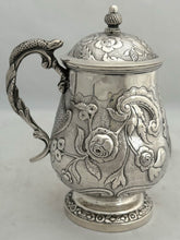 Anglo Indian Silver Covered Mug. Middleton & Co. Calcutta, circa 1830. 8.8 troy ounces.