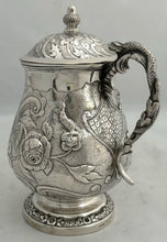 Anglo Indian Silver Covered Mug. Middleton & Co. Calcutta, circa 1830. 8.8 troy ounces.