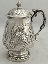 Anglo Indian Silver Covered Mug. Middleton & Co. Calcutta, circa 1830. 8.8 troy ounces.