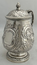 Anglo Indian Silver Covered Mug. Middleton & Co. Calcutta, circa 1830. 8.8 troy ounces.