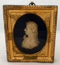 Vice Admiral Horatio Viscount Nelson Wax Relief Portrait Profile.