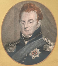 William IV Hand Coloured Portrait Engraving.