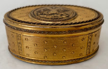 Louis XVI Gilt Metal Table Snuff Box.