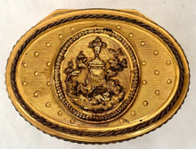 Louis XVI Gilt Metal Table Snuff Box.