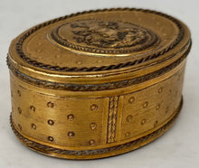 Louis XVI Gilt Metal Table Snuff Box.
