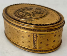 Louis XVI Gilt Metal Table Snuff Box.