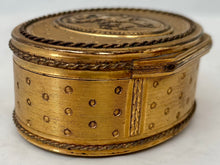 Louis XVI Gilt Metal Table Snuff Box.