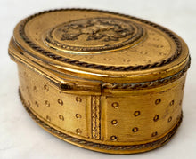 Louis XVI Gilt Metal Table Snuff Box.