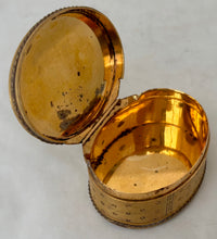 Louis XVI Gilt Metal Table Snuff Box.