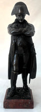 Napoleon Bonaparte, Late 19th Century Patinated Bronze Figure.