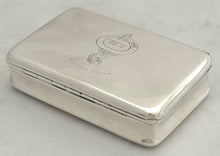 George IV Scottish Silver Snuff Box, Crested for Murdoch. Edinburgh 1822 Richard Haxton. 3.4 troy ounces.