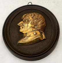 'Nelson of the Nile', 19th Century Gilt Metal Portrait Profile Bust. After Simon de Koster.