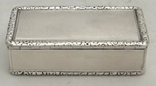 Georgian, George IV, Silver Snuff Box. London 1830 Edward Edwards II. 3.6 troy ounces.