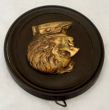 'Nelson of the Nile', 19th Century Gilt Metal Portrait Profile Bust. After Simon de Koster.