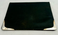 Edwardian Silver Mounted Morocco Leather Document Wallet. London 1905 A. W. Clare.