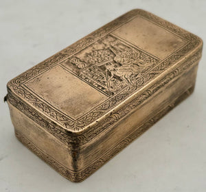 Early 19th Century Continental Gilt Metal Snuff Box.