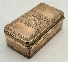 Early 19th Century Continental Gilt Metal Snuff Box.