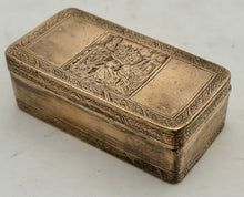 Early 19th Century Continental Gilt Metal Snuff Box.