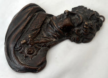 George IV Bronzed Metal Portrait Plaque, Circa 1820.