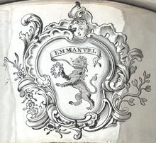 George I Silver, Britannia Standard, Cup. Arms of Donston & Emmanuel College, Cambridge. London 1716 Thomas Langford I. 30.6 troy ounces.