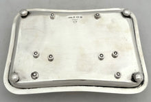 George VI Silver Inkstand. Birmingham 1938 Asprey & Co. Ltd. 10.9 troy ounces.