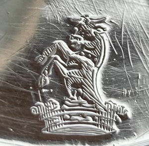 Georgian, George III, Silver Inkstand. Marital Arms of Smyth & Ibbetson. London 1813 Solomon Hougham. 36 troy ounces.