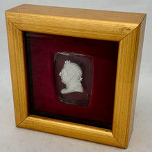 George III Sulphide Portrait Profile Bust, circa 1820.