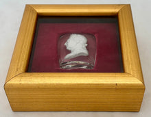 George III Sulphide Portrait Profile Bust, circa 1820.