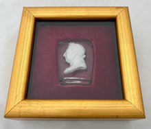 George III Sulphide Portrait Profile Bust, circa 1820.