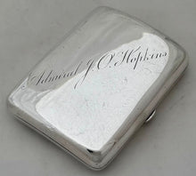 Admiral Sir John Ommanney Hopkins GCB Cigarette Case.