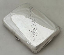 Admiral Sir John Ommanney Hopkins GCB Cigarette Case.