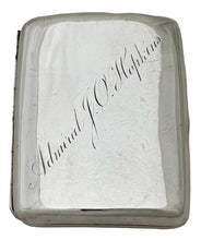 Admiral Sir John Ommanney Hopkins GCB Cigarette Case.