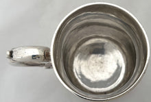 George II Silver Mug. London 1738 Thomas Rush. 7.2 troy ounces.