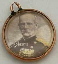 Second Boer War Patriotic Nine Carat Rose Gold Mounted Pendant, Birmingham 1899.