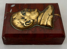 President Thomas Woodrow Wilson Portrait Profile Bust Desk Weight.