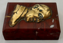 President Thomas Woodrow Wilson Portrait Profile Bust Desk Weight.