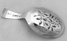 George III Pierced Silver Caddy Spoon. Birmingham 1806 Joseph Willmore.