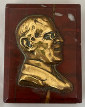 President Thomas Woodrow Wilson Portrait Profile Bust Desk Weight.