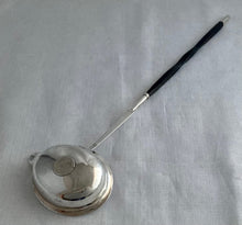 George III period Toddy Ladle Inset with William & Mary 1689 Silver Fourpence Coin.