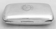 Edwardian Silver Plated Cigar Case. James Dixon & Sons, Sheffield.