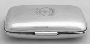 Edwardian Silver Plated Cigar Case. James Dixon & Sons, Sheffield.